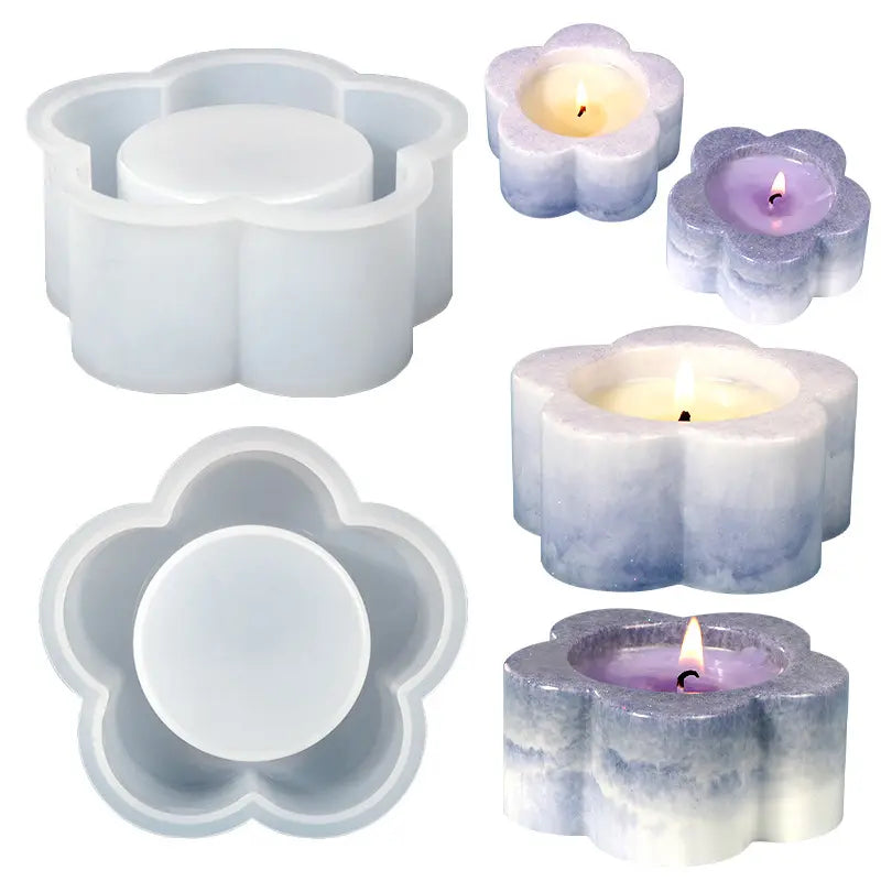 Flower Tealight Holder - Silicone Mould