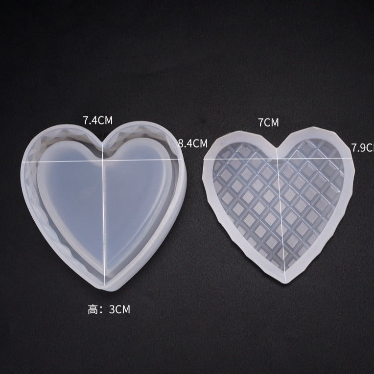 Heart Trinket Box - Silicone Mould