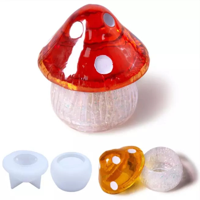 Mushroom Trinket Box - Silicone Mould