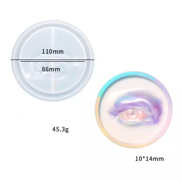 Incense Holder Lip & Eye - Silicone Mould