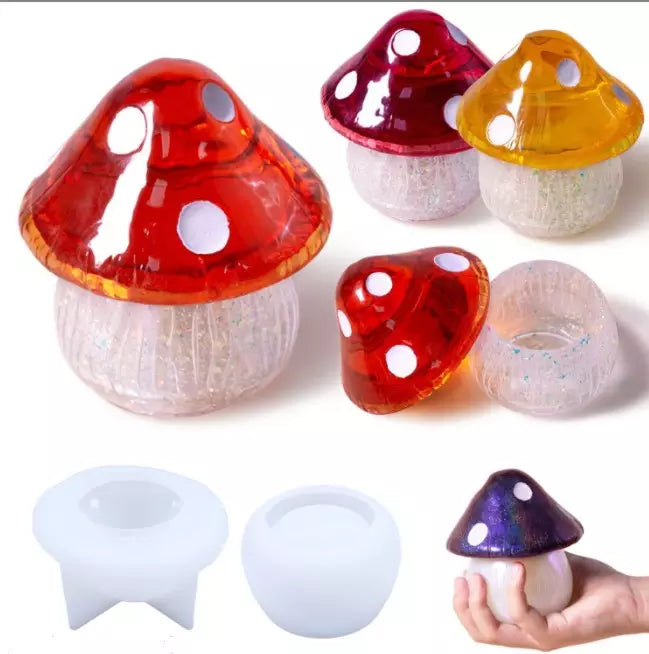 Mushroom Trinket Box - Silicone Mould