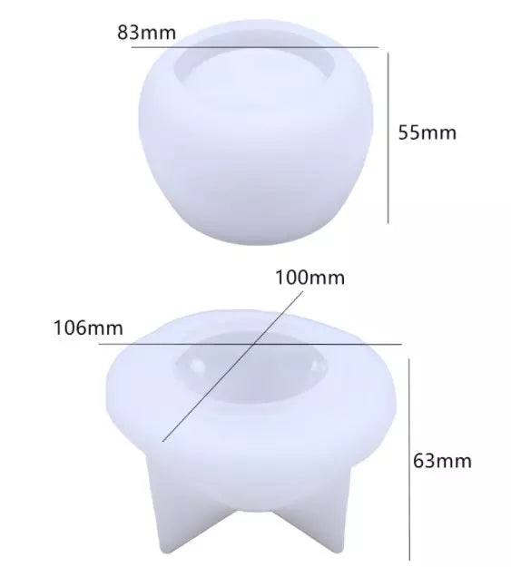 Mushroom Trinket Box - Silicone Mould