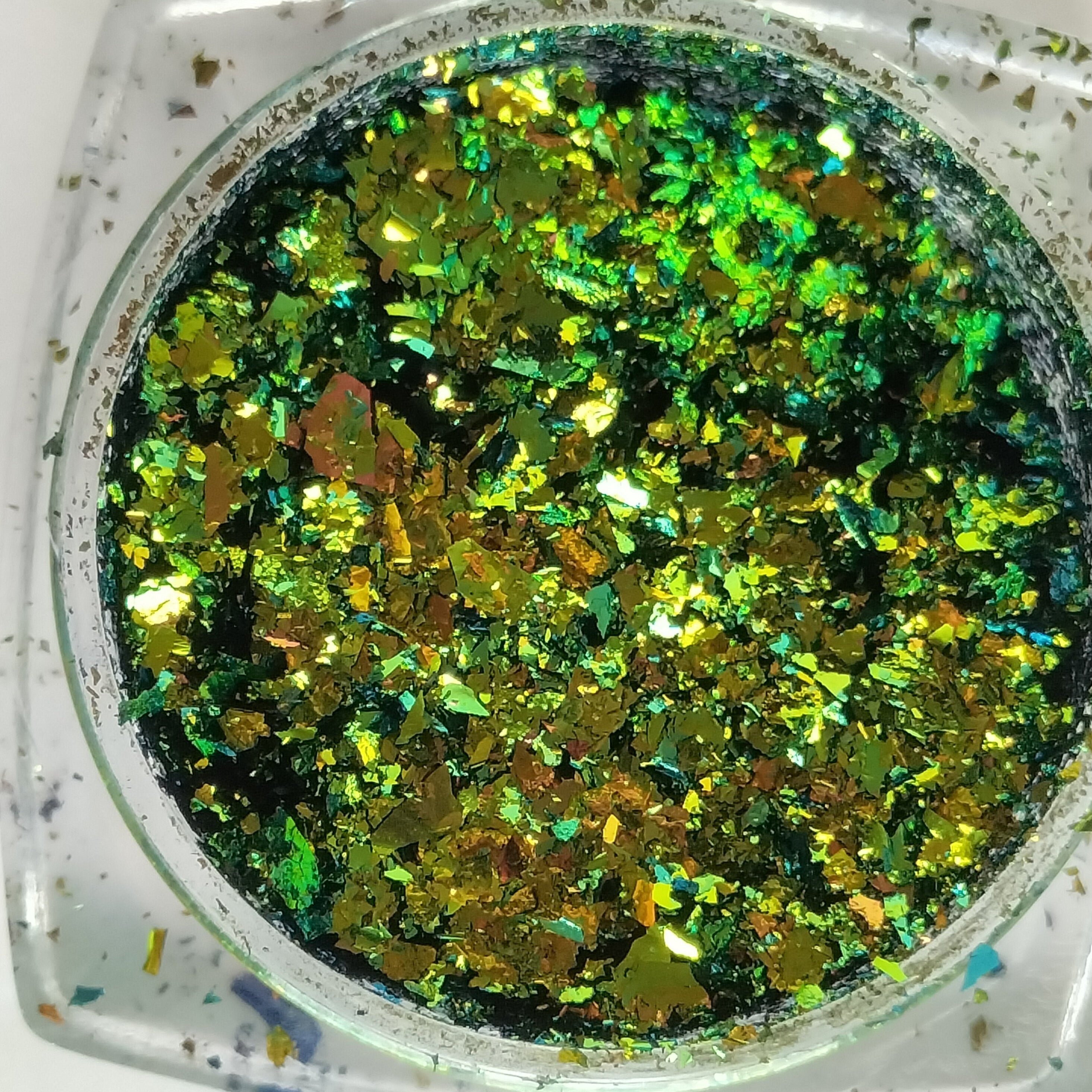 Light Green Gold Colour Shift Chameleon Flakes, Epoxy Resin, Brisbane, Australia