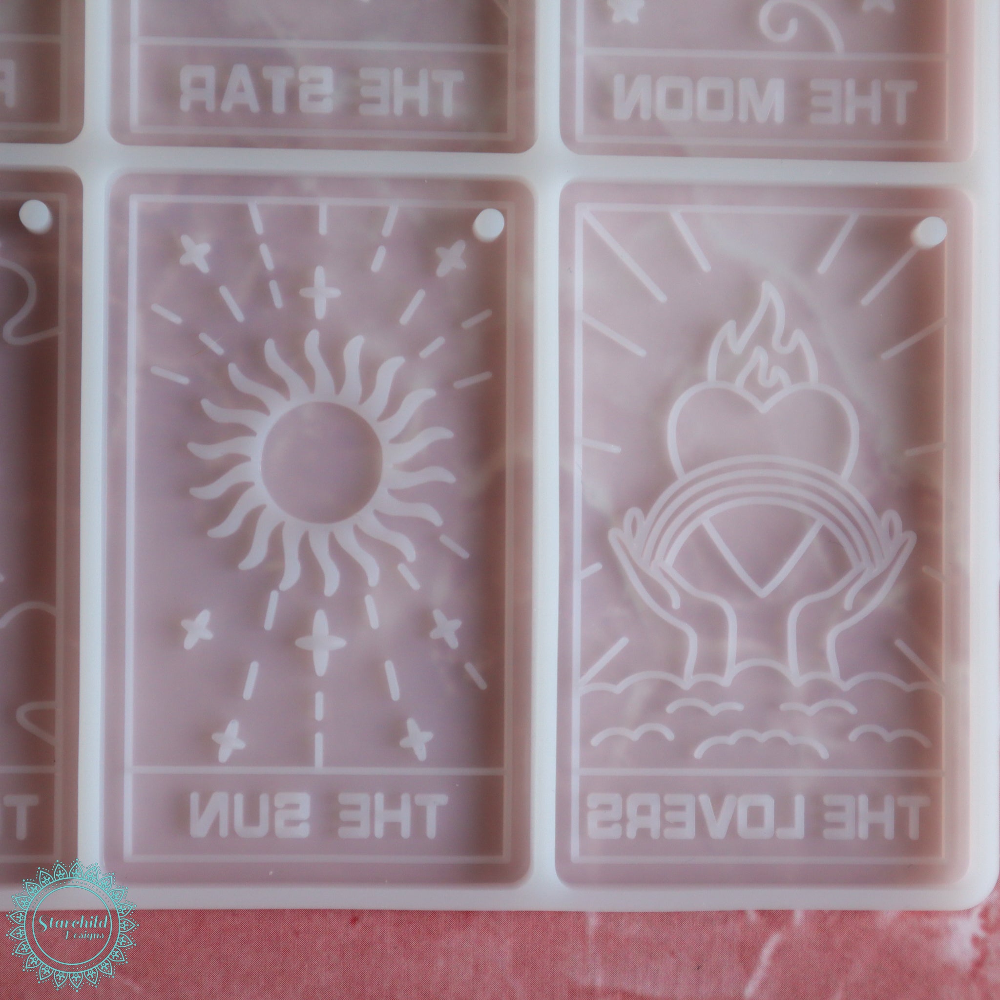 Tarot Card Keychain Silicone Mould - A Starchild Designed Mould!