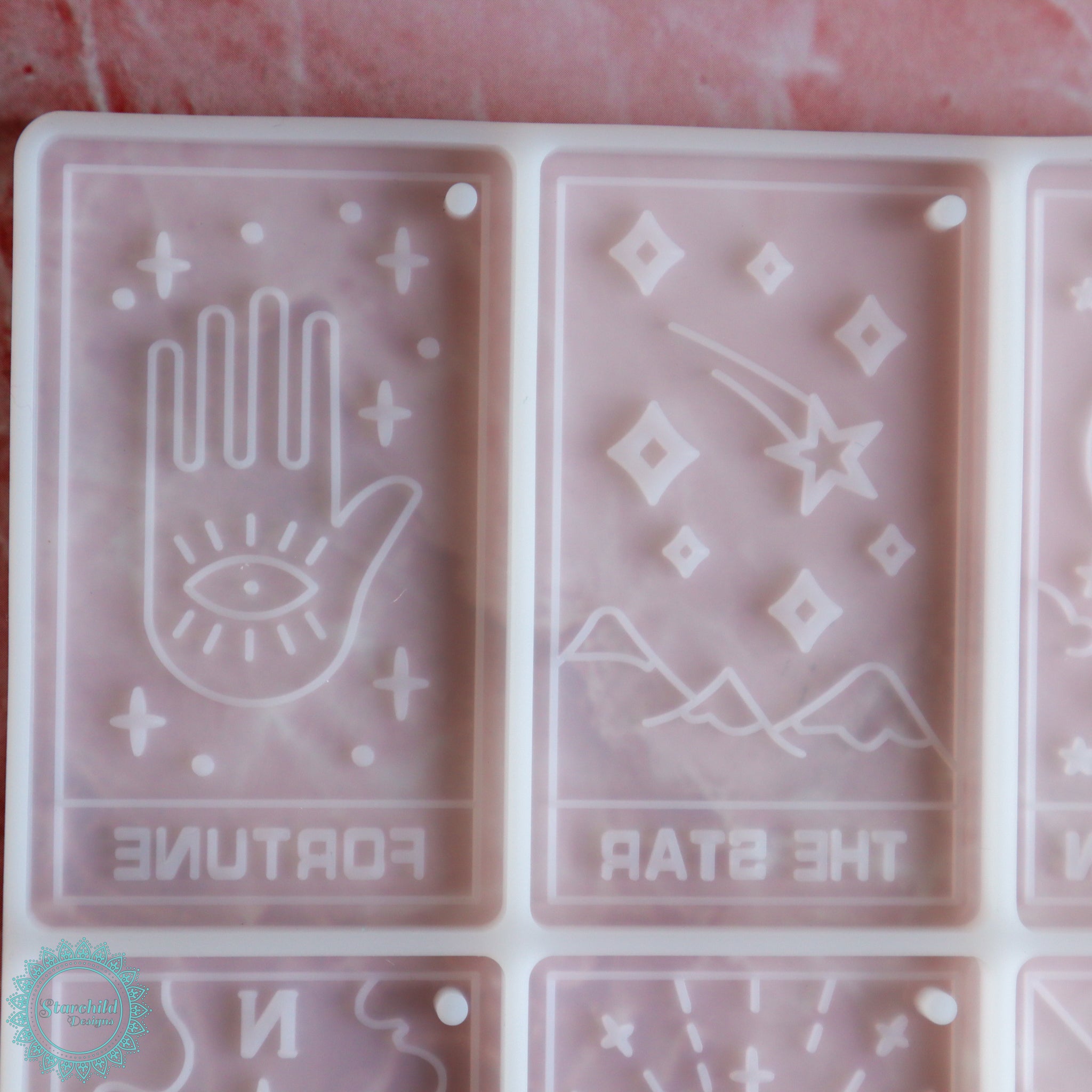 Tarot Card Keychain Silicone Mould - A Starchild Designed Mould!