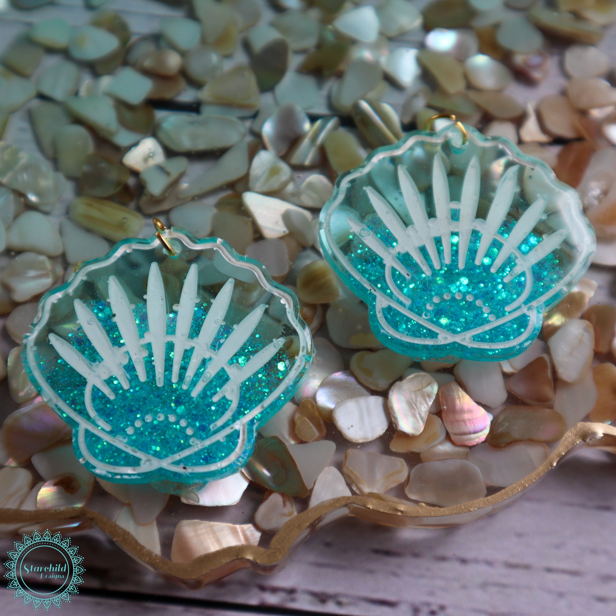 Beach Earrings (8 piece set) Silicone Mould, Epoxy Resin Art, Brisbane, Australia