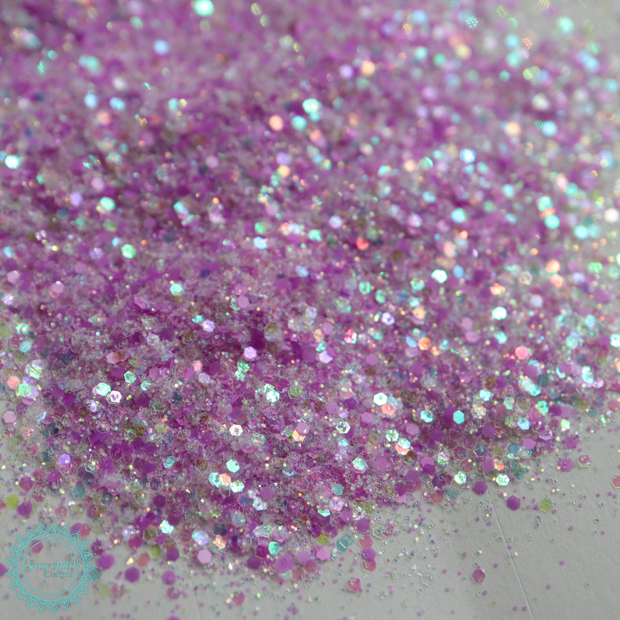 Lovely Lilac - Iridescent Glitter, Epoxy Resin Art & Craft, Brisbane, Australia