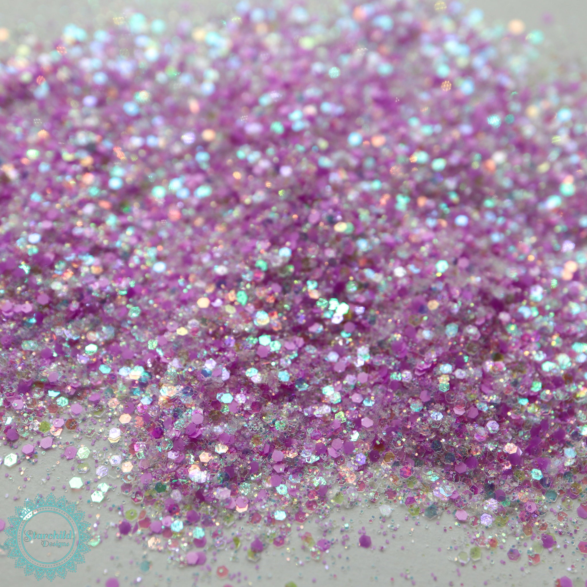 Lovely Lilac - Iridescent Glitter, Epoxy Resin Art & Craft, Brisbane, Australia