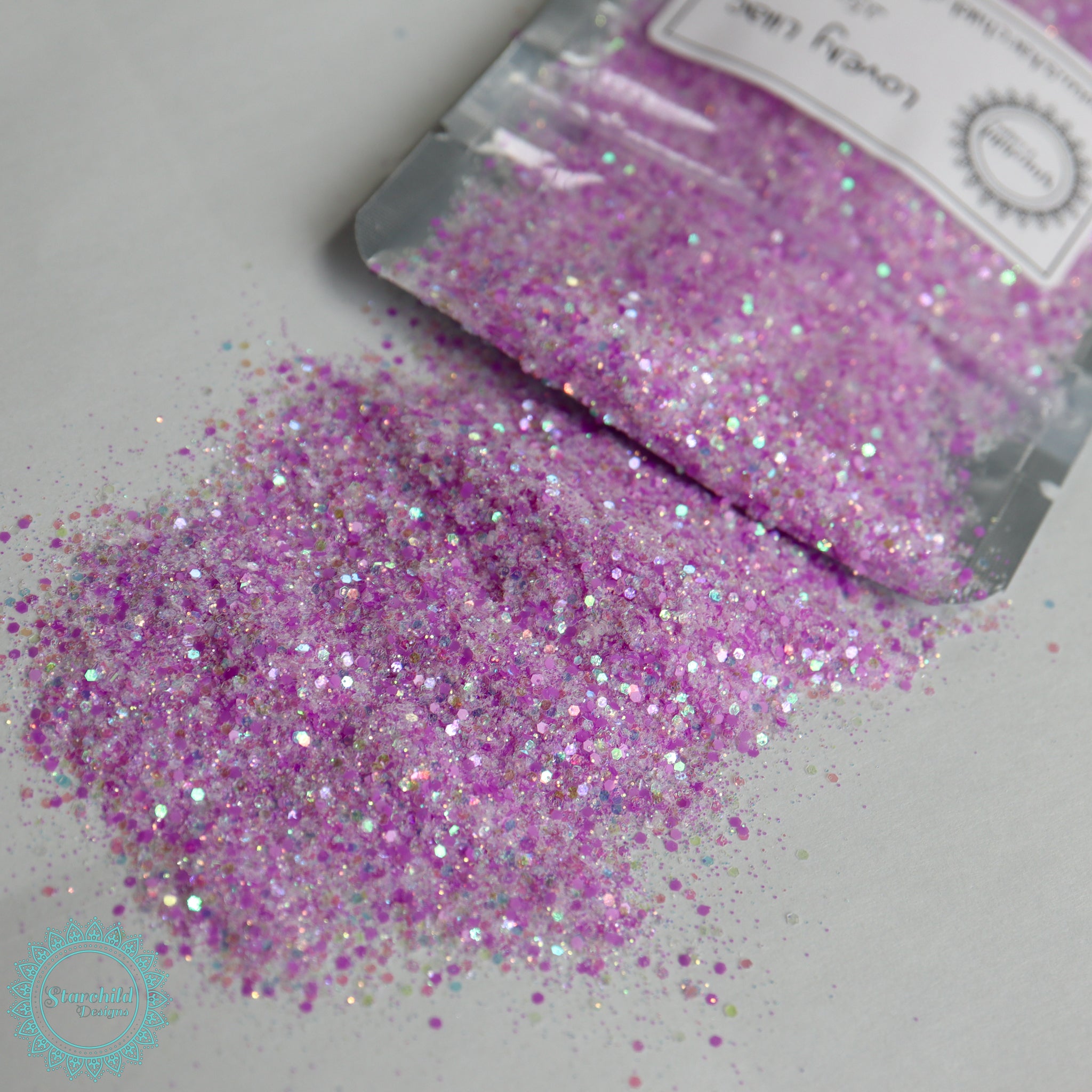 Lovely Lilac - Iridescent Glitter, Epoxy Resin Art & Craft, Brisbane, Australia