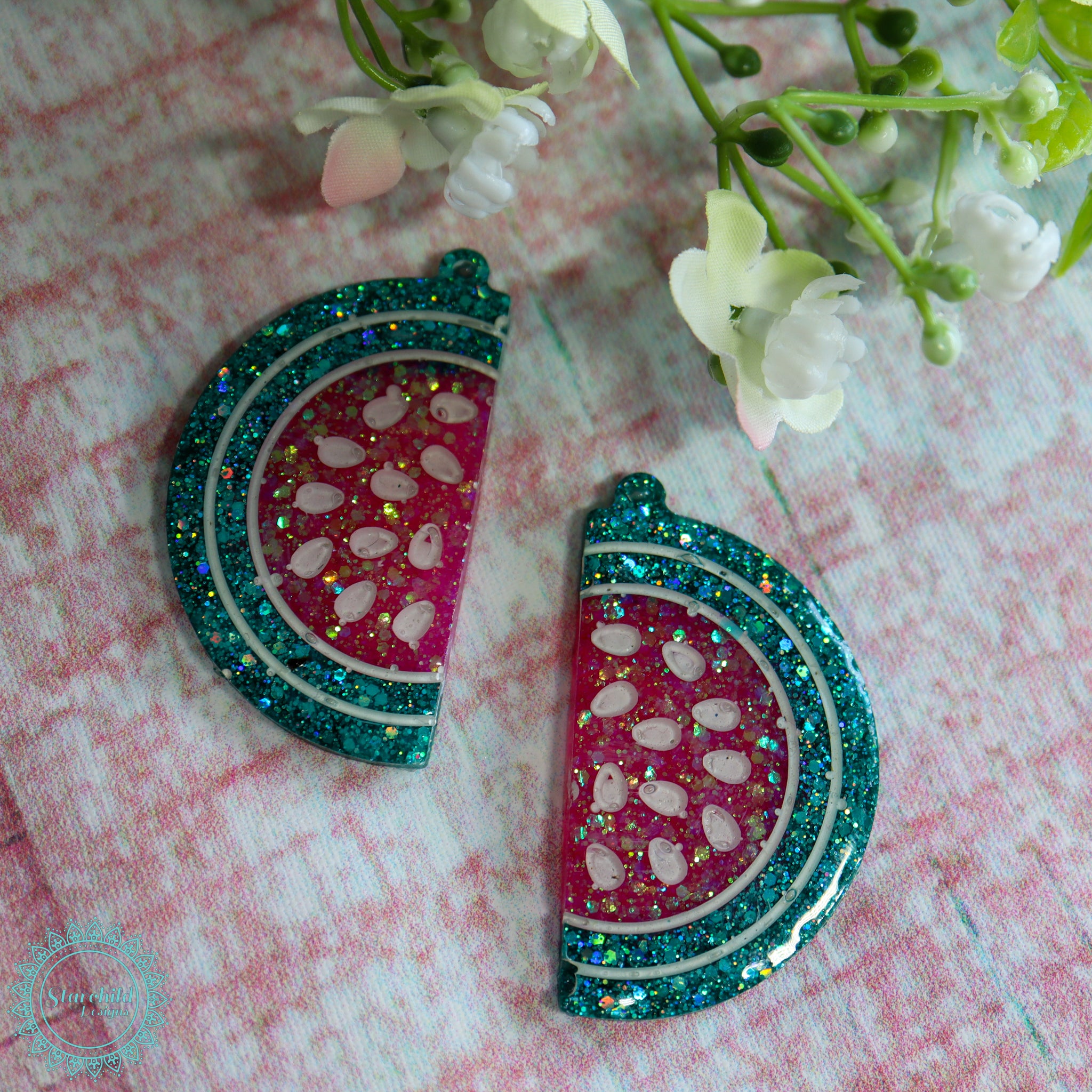 Watermelon Earring Silicone Mould Media 1 of 1