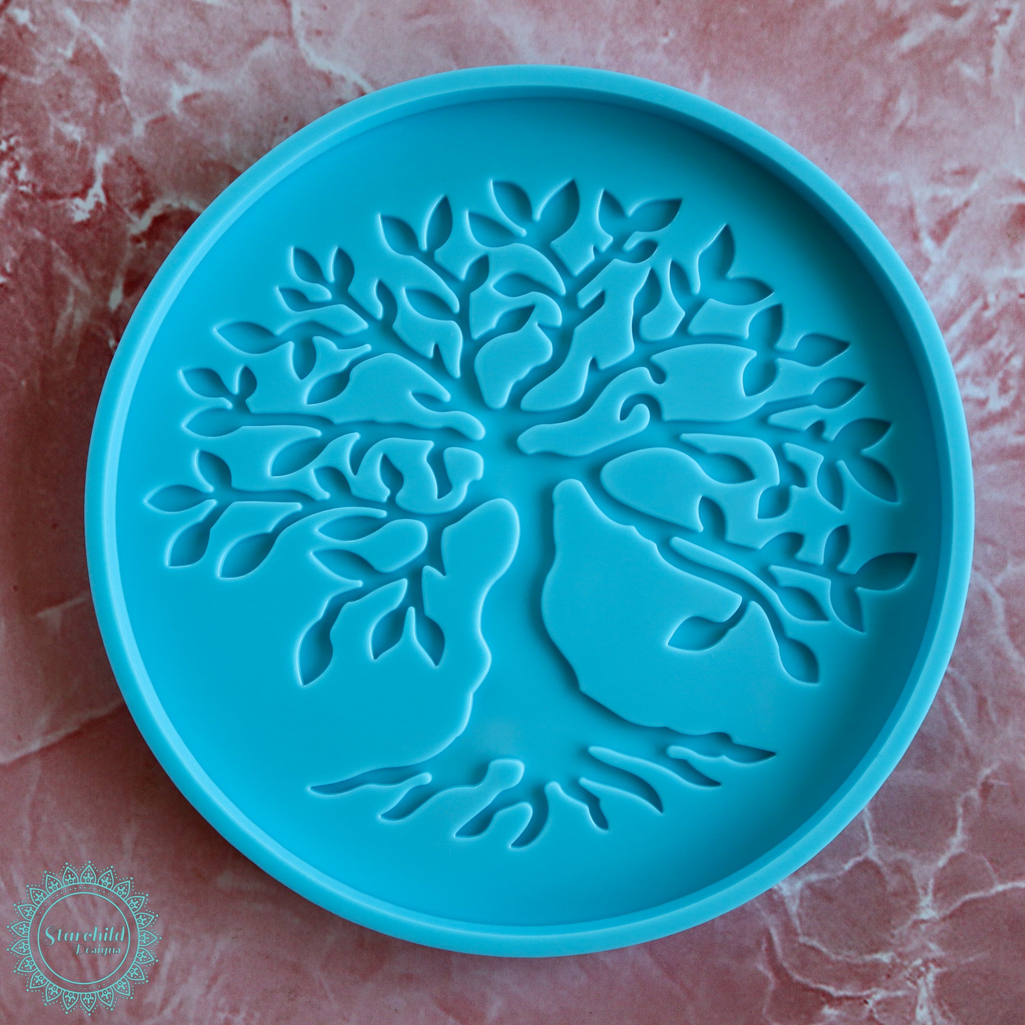 Tree of Life Coaster Silicone Mould, Epoxy Resin, Brisbane, Australia