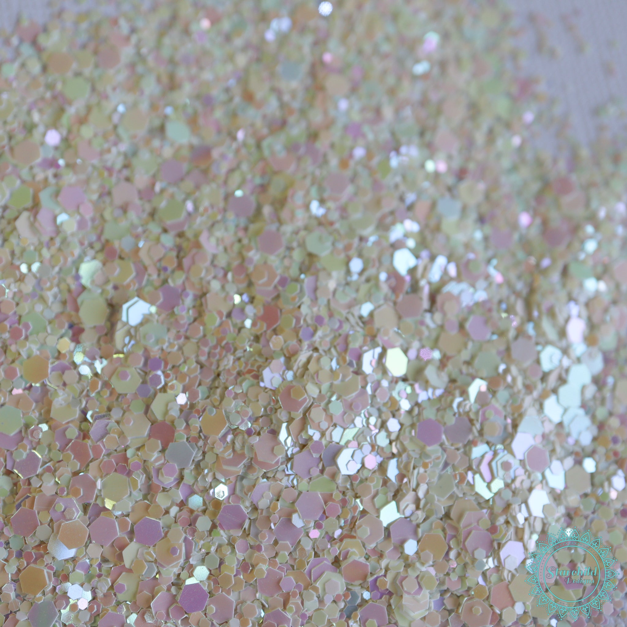 Peace Lily - Iridescent Chunky Glitter