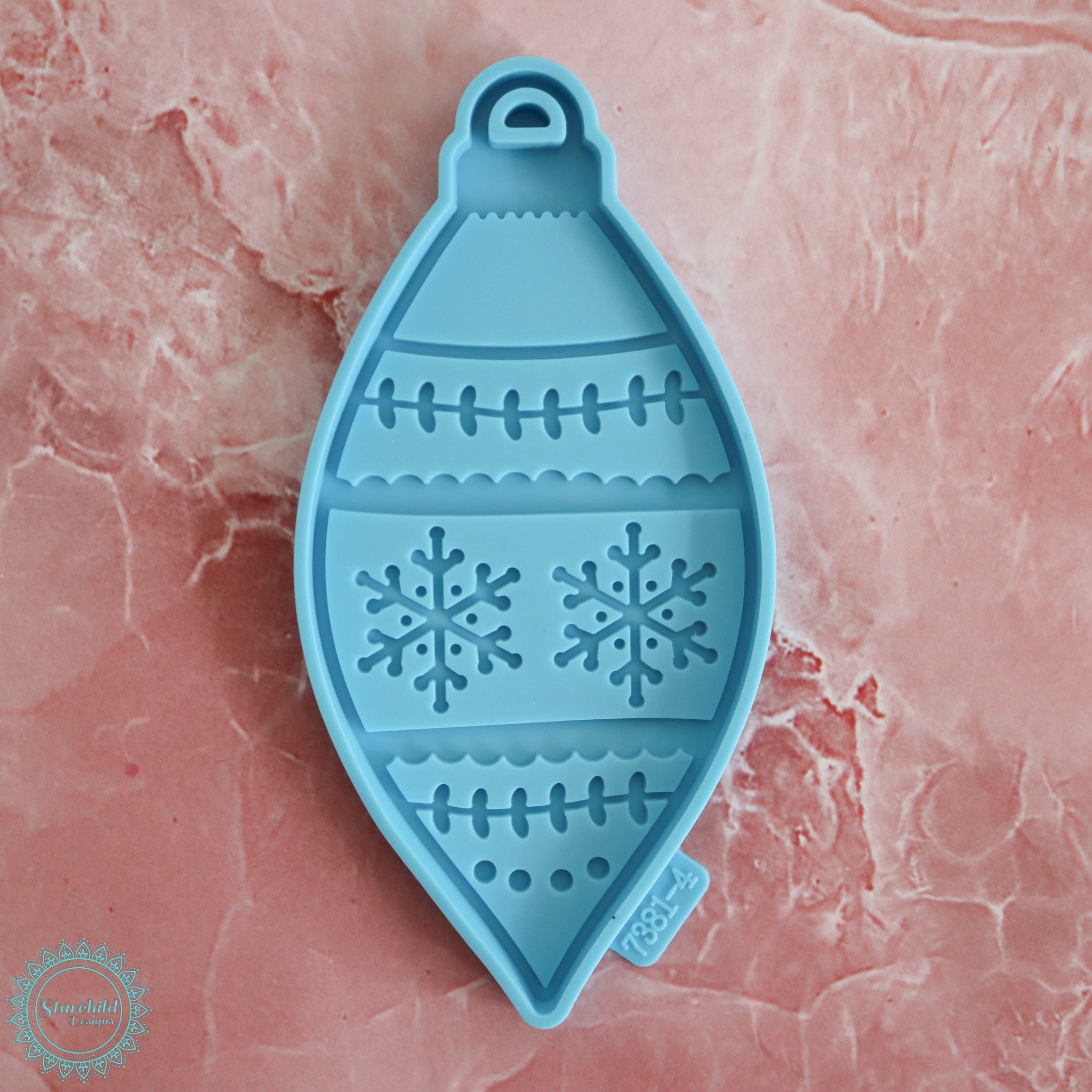 Snowflake Christmas Ornament - Silicone Mould