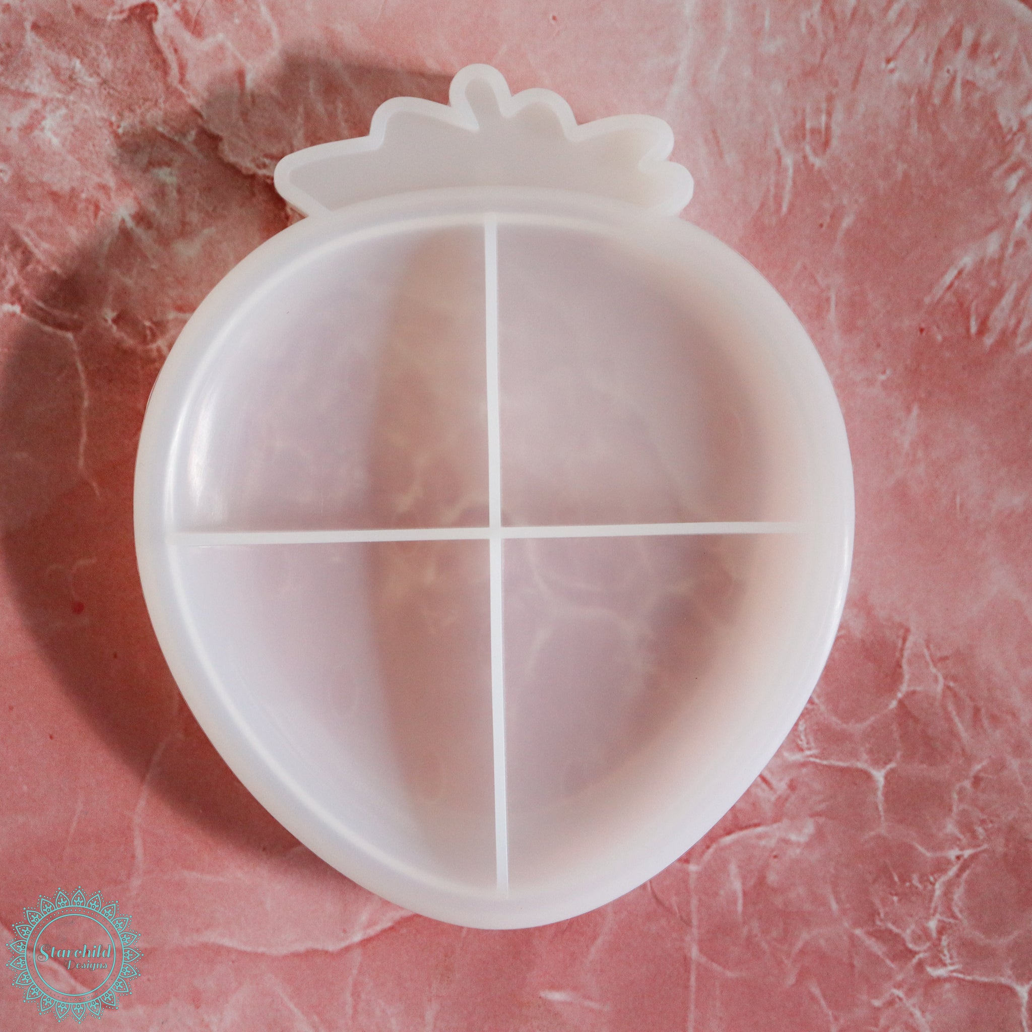 Strawberry 15cm Trinket Dish - Silicone Mould