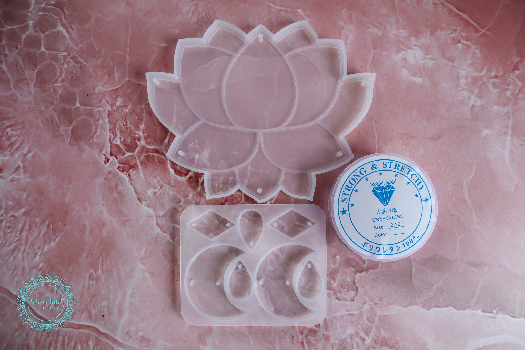 Lotus Flower Wall Hanging - Silicone Mould, Epoxy Resin Art, Brisbane, Australia
