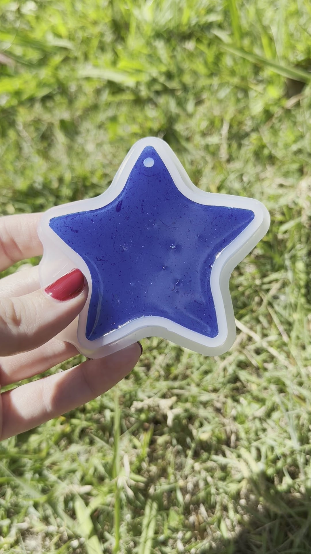 Holographic Star Keychain - Silicone Mould