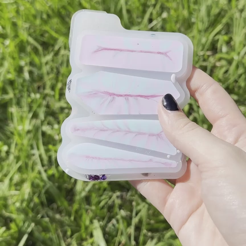 Holographic Hair Clips #2 - Silicone Mould