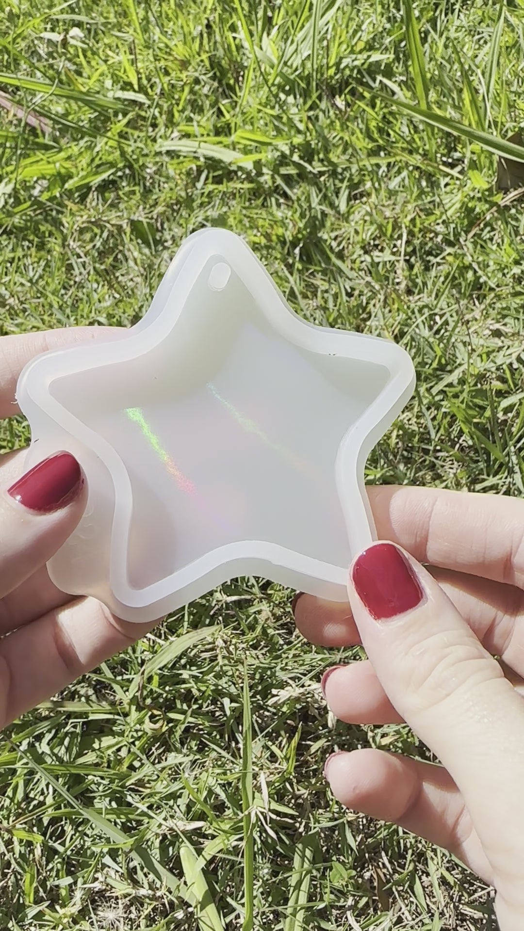 Holographic Star Keychain - Silicone Mould