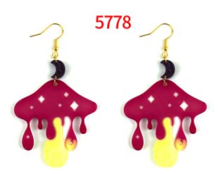 Trippy Mushroom Earrings Silicone Mould